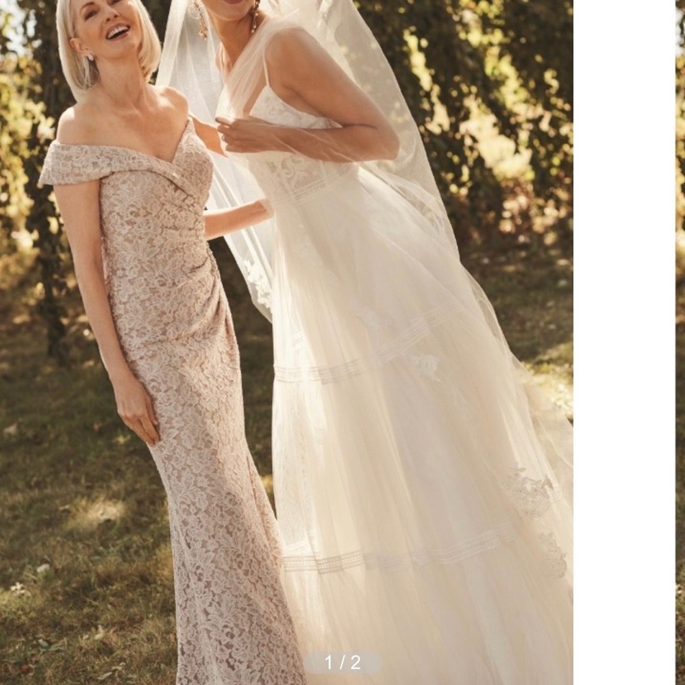 Sheath/Column Lace Ruched Off the Shoulder Sleeveless Floor Length MOB Dress